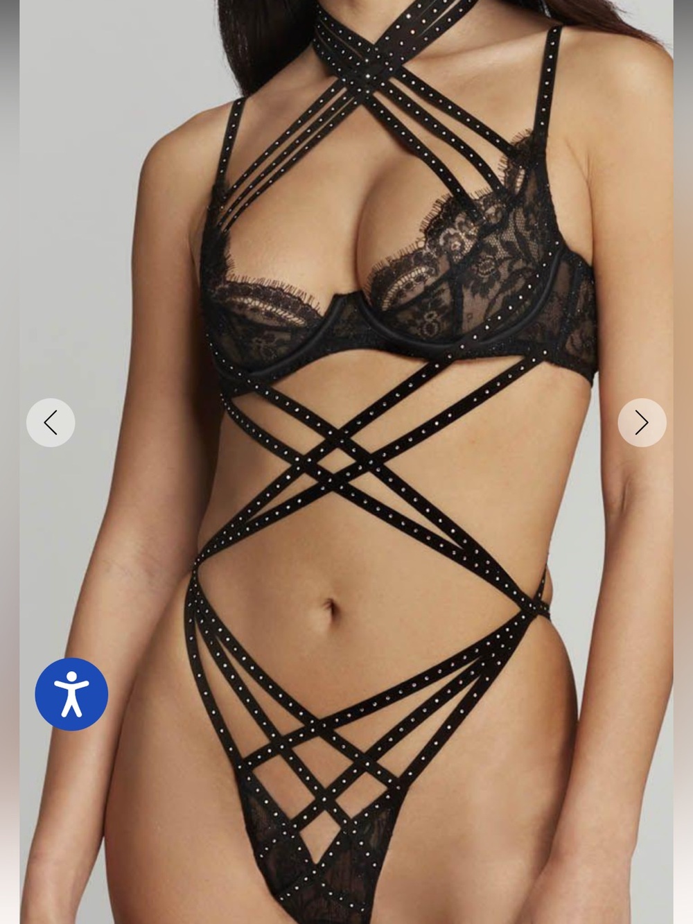 Agent Provocateur Saskiah Playsuit